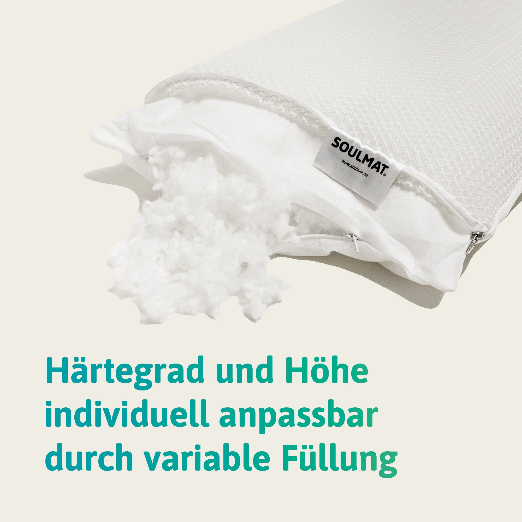SOULMAT® CliMed-Kissen Natur 80 x 40 cm