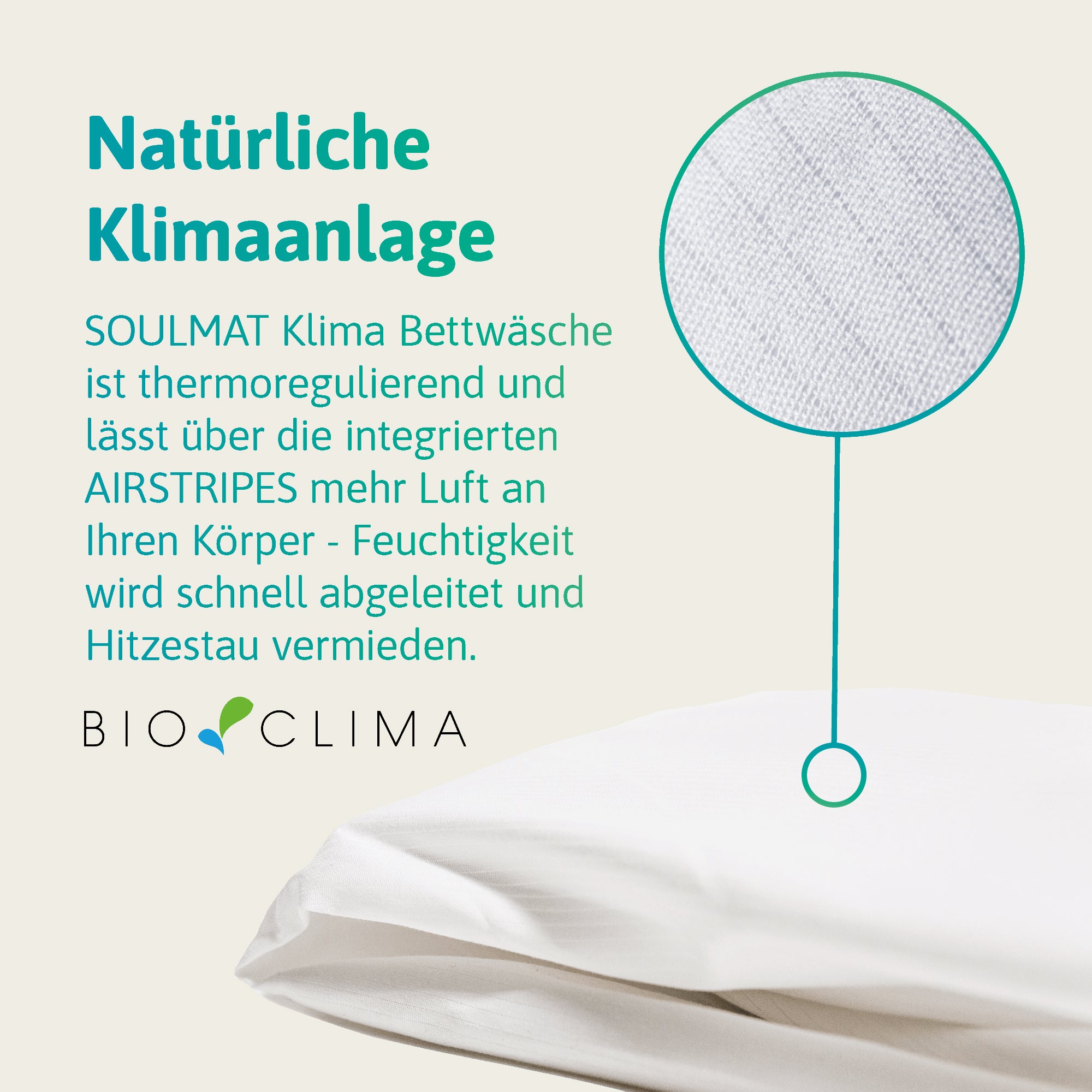 SOULMAT® - OCEAN Klima - Spannbettlaken